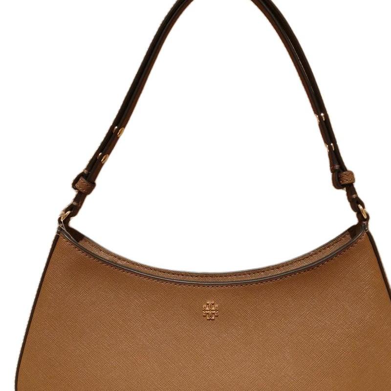 Tory Burch Сумка-тоут на молнии с логотипом, на плечо, под мышкой, женская, коричневая 171577-909