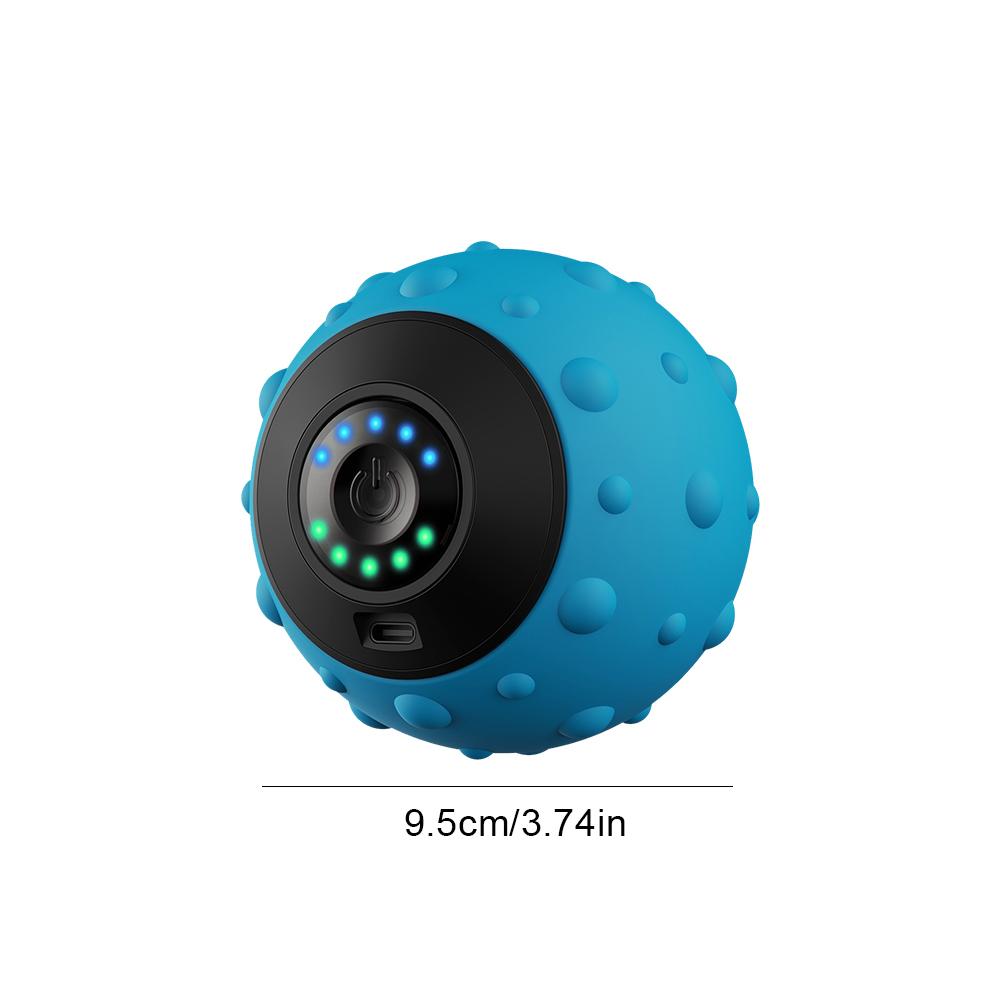 Electric Massage Ball Trigger Point Fascia Ball 5 Gear Hand Massage Ball Ergonomic Finger Training Yoga Massage Ball