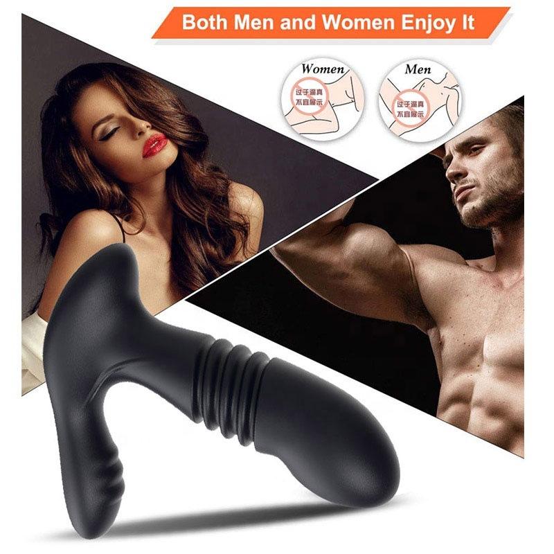 Prostate Massager for Men, Remote Control Anal Stimulator with 12 Vibration Modes, Waterproof & Rechargeable