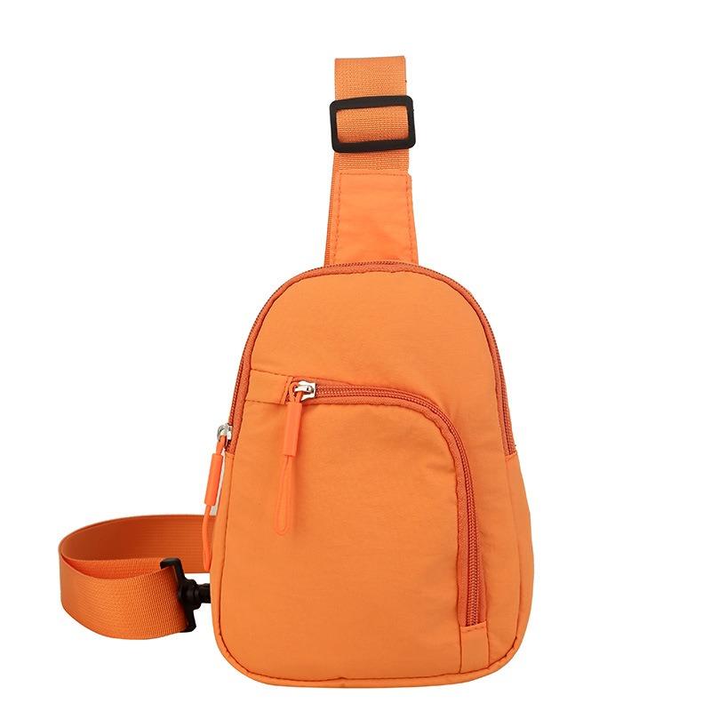 Однотонная легкая и простая портативная повседневная сумка для мобильного телефона, спортивная наплечная сумка-мессенджер, нагрудная сумка, для мужчин и женщин