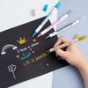 10PCS Brush Fine Nibs Paint Marker Acrylic Acts for DIY Scrapbooking Back To School Dual Tip Metallic Marker Pen MKB02
