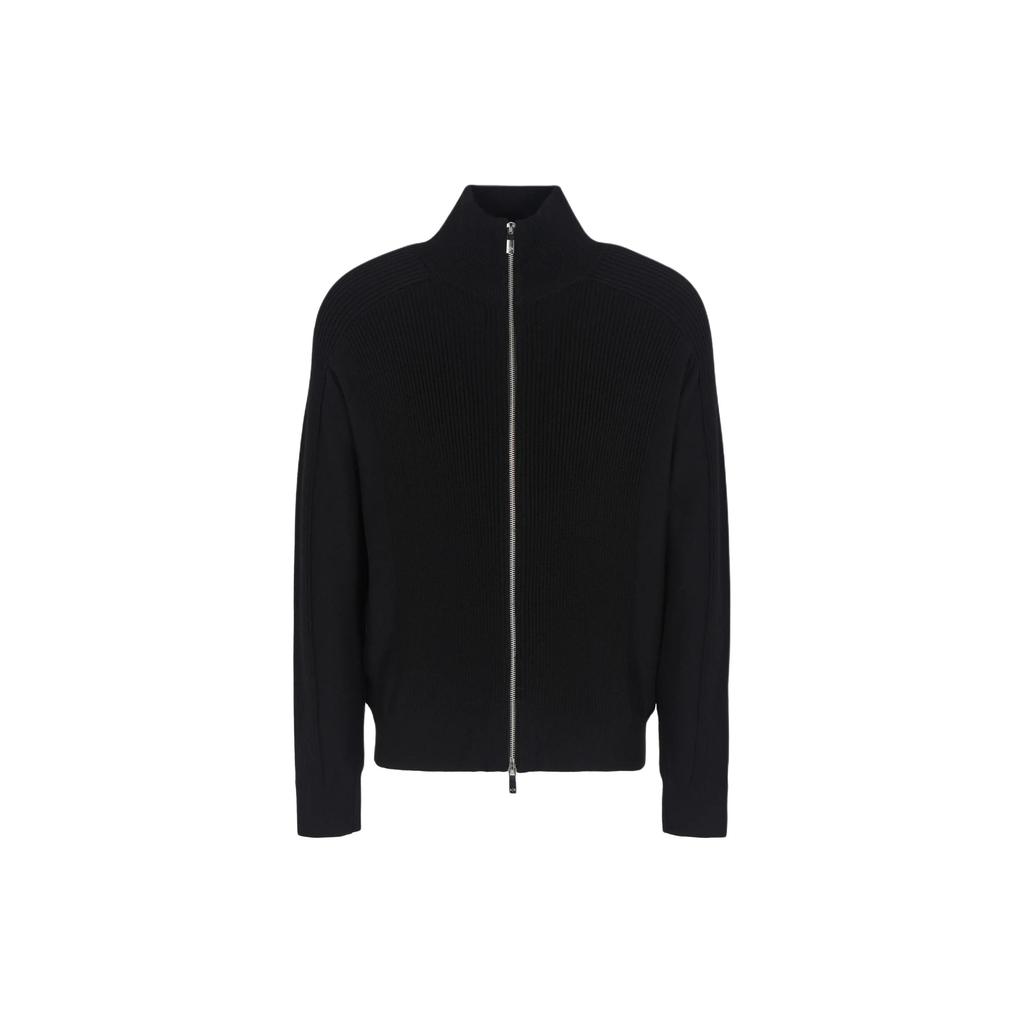 ARMANI EXCHANGE Ribbed-knit Zipped Cardigan 6DZE6G-ZM5BZ-1200