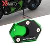 Fit For Kawasaki Ninja ZX10R ZX-10R 2008-2015 2016 2017 2018   Moto Foot Support Plate Side Stand Extension