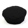 Универсальная химия Берет из черной шерсти с поясом шерстяной берет