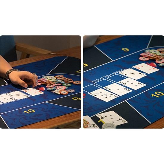 Коврик для покера Hold'em Mat 2 типа – Синий Зеленый / Части настольной игры, популярная корейская игра