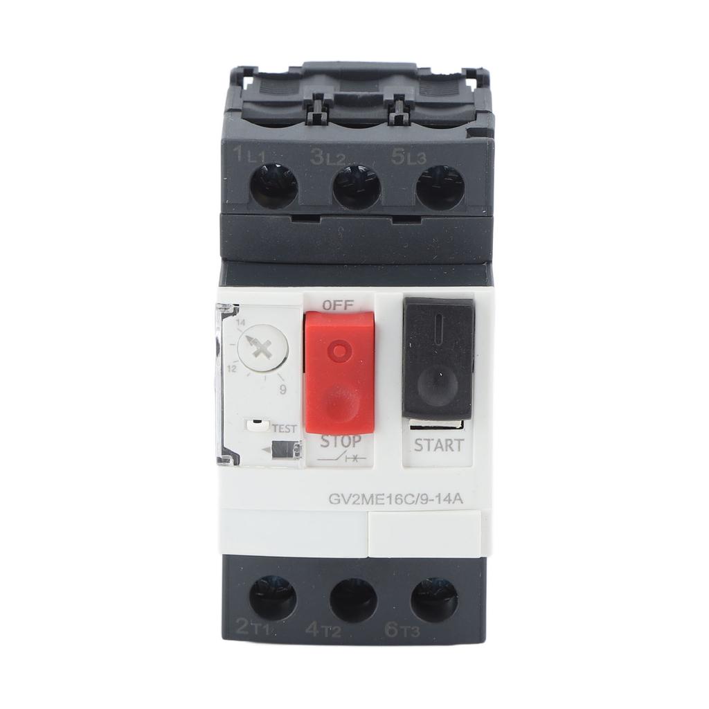 Motor Circuit Breaker Overload Short Circuit Protection 35mm Guide Rail Mounting Motor Protection