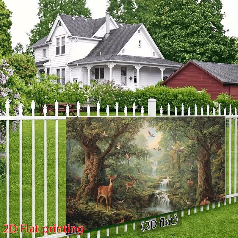 2D Баннер-фон для фотосъемки «Зачарованный лесной зверь»