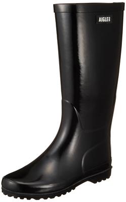 Официальные резиновые дождевые ботинки Aigle Eliosa, черные,
