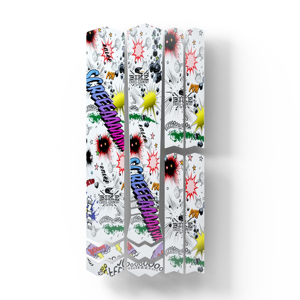 3D Рамка для постера велосипеда Устойчивая к царапинам МТБ Дорожный велосипед HD Защитная пленка Съемная наклейка Противоскользящая защита Крышка рамы