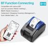 58MM Desktop Receipt Printer USB BT 203DPI Direct Thermal Printing Compatible with Windows Linux Mac Android iOS Systems High Speed Printing Support