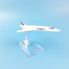 Concorde Air France Литая модель самолета Масштаб 1/400 Литой самолет Модель самолета из сплава Детские игрушки Коллекции Подарки