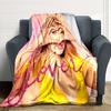 Love Pink Blanket Soft Throw Blanket For Home Bedroom Bed Sofa Travel Office Solid Christmas Blanket