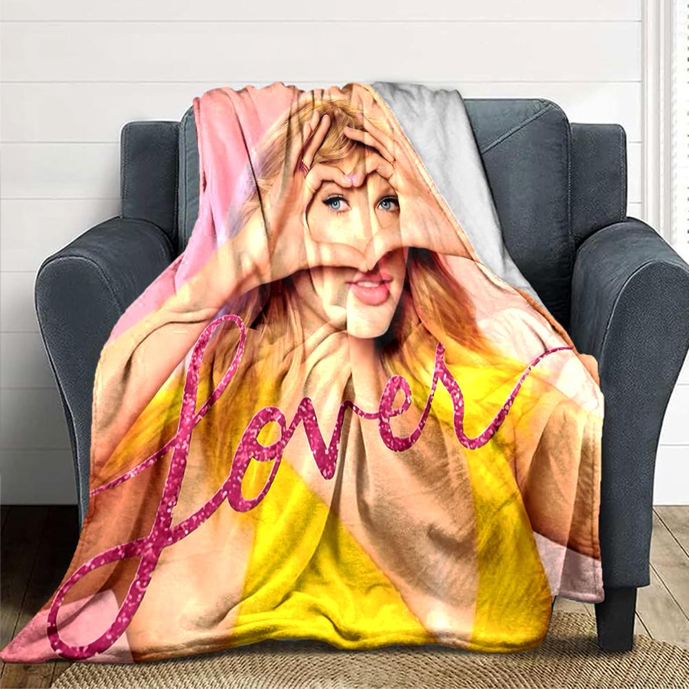Love Pink Blanket Soft Throw Blanket For Home Bedroom Bed Sofa Travel Office Solid Christmas Blanket