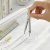 Adjustable Pencil Compass Ruler Metal Geometry Tool Professinal 3 in 1 Compasses  Office