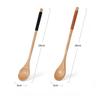 Деревянная чайная ложка Длинные кофейные ложки Маленький набор чайных ложек Деревянная медовая десертная ложка Кофейный напиток Мешалка Чайные ложки Посуда