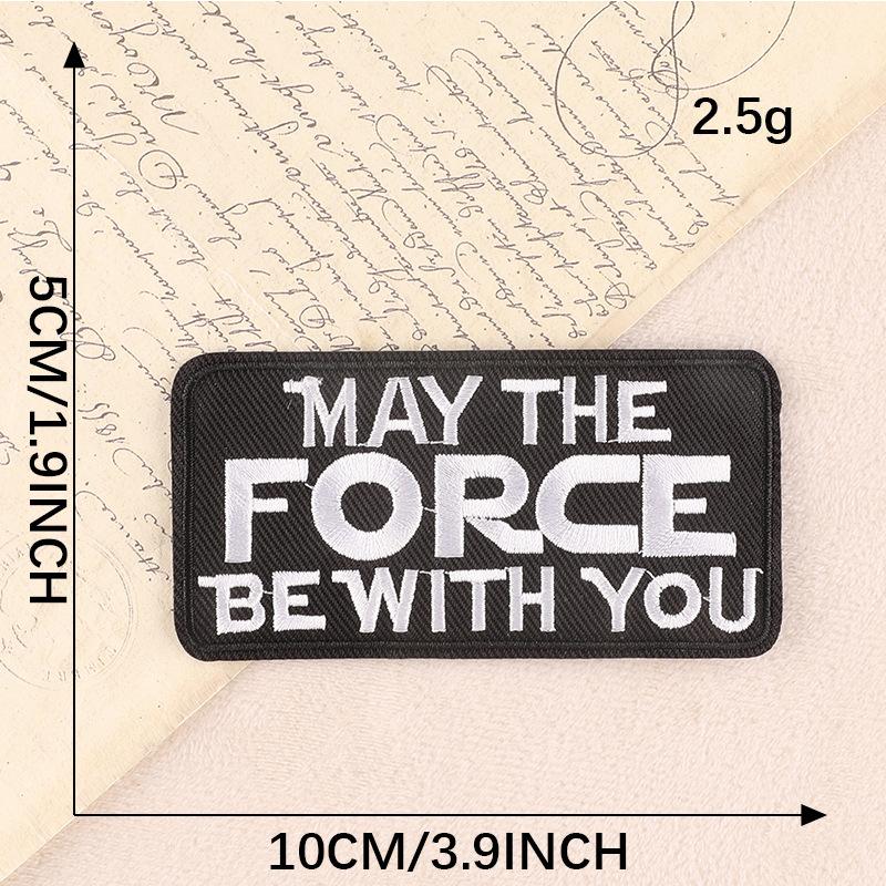 Embroidery Label English Alphabet Cloth Label DIY Patch Sticker Clothing Accessories Cloth Badge Embroidery Sticker Cloth Sticker