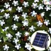 Solar Led String Lights Outdoor Cherry Flowers String Lights With 8 Modes Lighting Camping Garden Christmas Decor Solar Lamp