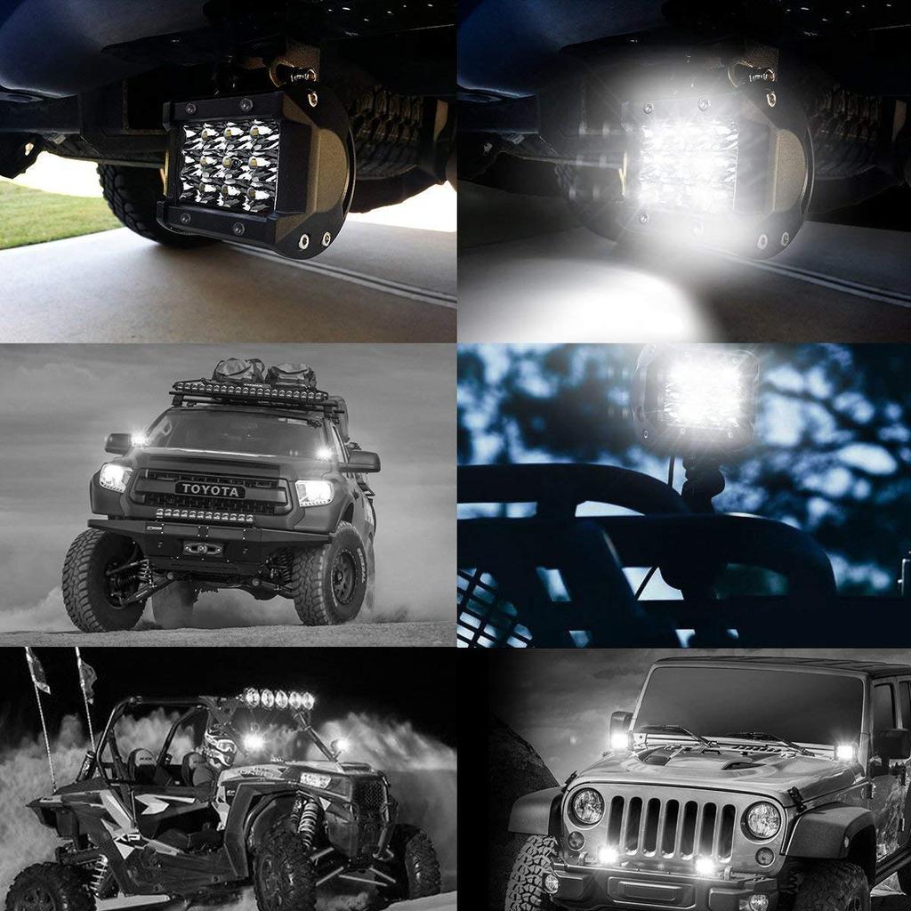 36 Вт светодиодный рабочий свет 12 В 24 В светодиодный рабочий свет узкий угол светодиодный прожектор IP67 водонепроницаемый 6000 К белый вилочный погрузчик наружное освещение (2)штук