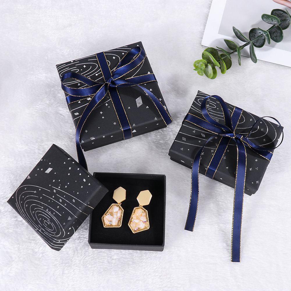 Necklace Hot Silver Earrings Ring Jewelry Packaging Box Gift Box Carton Gift Bag