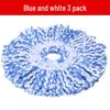 Rotating Universal Round Mop with Non-Pure Cotton Head and Handle for Household Floors