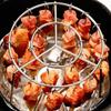 Heat-Resistant Air Fryer Skewer Stand Stainless Steel Skewers Rack  Home Kitchen