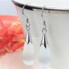 Корейская версия Модный темперамент Сетчатые новые серьги с опаловыми бусинами в виде капель воды Женские модели