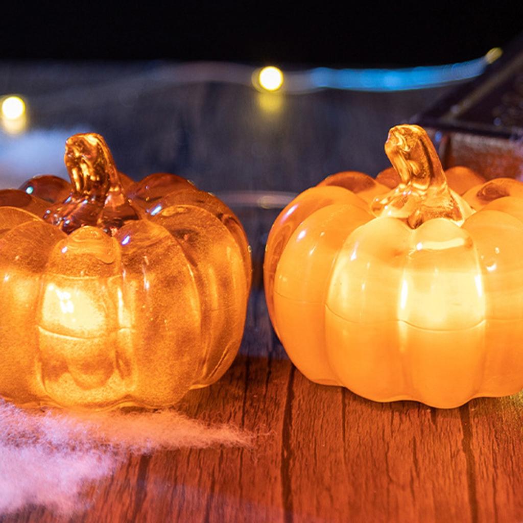 Украшения на Хэллоуин, огни, встроенный источник питания, украшения для рабочего стола Jack O, огни для декора вечеринки в помещении или на улице
