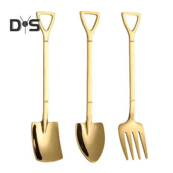 Ложка-лопатка из нержавеющей стали, ложка для мороженого, мини-десертные ложки, креативные формы, кофейная чайная ложка, подарок для кухни, ресторана, вечеринки