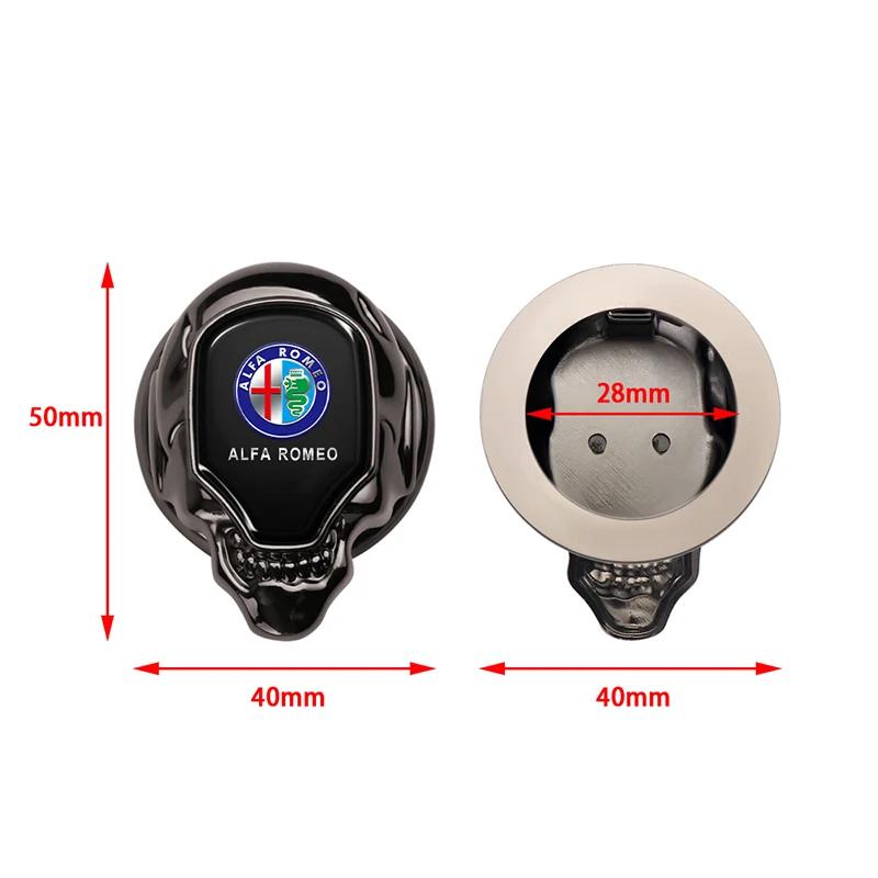 IJOPV1 Car Start Stop Push Button Cover Decoration for Alfa Romeo 147 155 156 159 Mito Giulia GT Giulietta Stelvio Brera 166 Interior