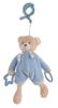 Plush Rattle - CREACIONES LLOPIS - Bear - Velvet - 26 Cm - Blue