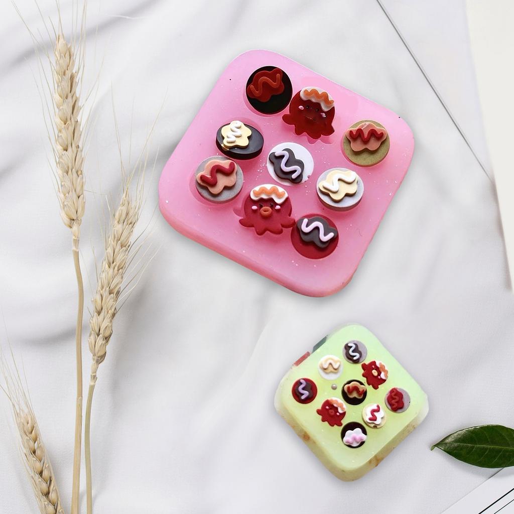 Модная Универсальная Прочная Силиконовая Форма Портативный Аксессуар для Рукоделия для Стильного Создания в Форме Шариков-Осьминогов