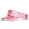 Adjustable Laser Baseball Caps Plain Bling Sunscreen Hat Men Women Empty Top Hats  Unisex