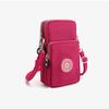 Women‘s Sport Nylon Crossbody Bags Mobile Phone Money Toiletry Storage Organizer Shoulder Bag Neck Sports Running Arm Handbag