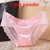8Colors Breathable Seamless Underwear Fashion Lace Silk Cotton Women Sexy Lace  Briefs Female