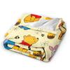 Мультяшное одеяло Винни-Пух Покрывало Фланелевое Пятачок Тигра Иа-Иа Легкие пледы для спальни дивана покрывало на кровать