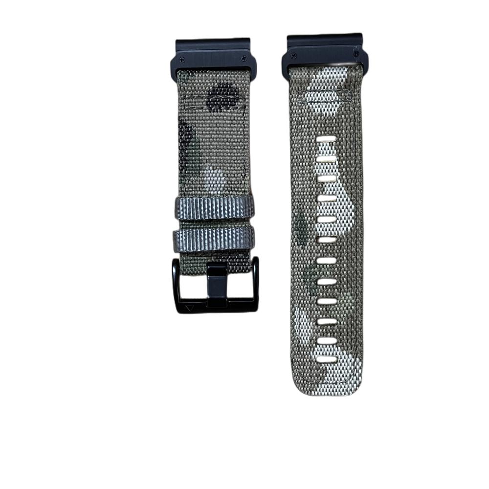 22 26 мм сменный ремешок Garmin из камуфляжного нейлона для Fenix5X/5XPlus/6X/6XPro/7X/3HR, легко устанавливаемый ремешок для часов для Fenix5 6 7 Instinct