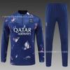 Men Women Soccer Training Jersey Half-Zip Warm-Up Top Napoli PSG AC Milan Brazil Manchester United Fans