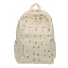 Embroidery Students School Bag Korean Style Floral Shoulder Bag Floral Backpack  Rucksacks Teenager