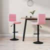 VidaXL Set of 2 Bar Stools, Pub Chair, Bistro Seat, Furniture for Dining Room Kitchen Living Room Home Interior, 334310