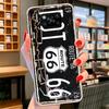 License New York Plate Number Cover Phone Case For Xiaomi Poco F7 Ultra X7 X6 X5 Pro M7 Redmi 15C 15 13C 13 12C 12 10C 10 9A 9C