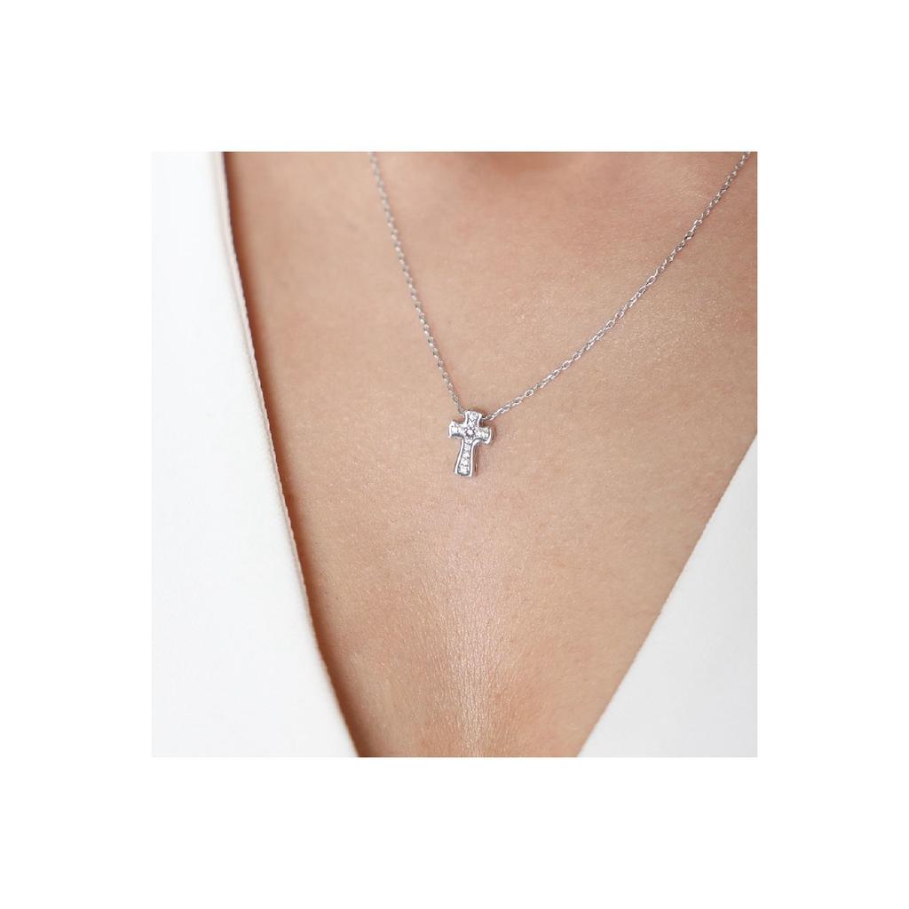 925 Set Silver Stone Crow Necklace