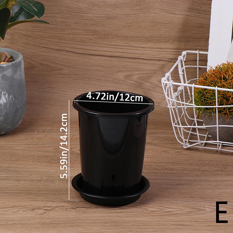 1 шт., цветочный горшок для орхидей, пластиковые горшки с отверстиями, поддон, декоративные контейнеры, утолщенные для комнатного сада, питомника