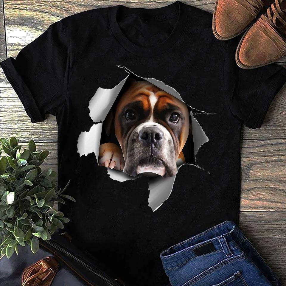 Boxer Dog T-Shirt: Funny Dog Lover Gift