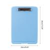 2-in-1 Clipboard with File Storage Case Portable Document Organizer Waterproof File Folder for Hospital Nurse Doctor