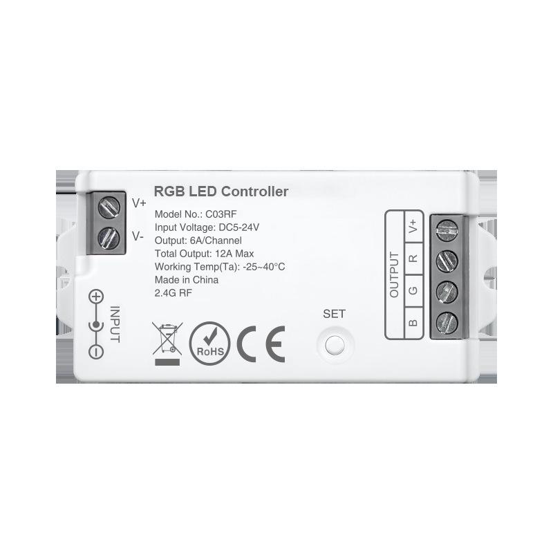 RF Wireless RGB LED Strip Remote Controller C03RF