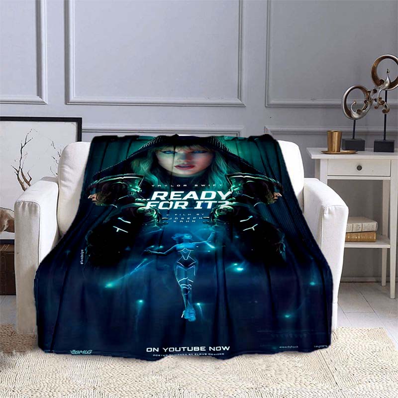 K-PopT- Taylor-S-Swift Blanket - Fan Gift - Suitable for Home, Leisure, Camping, and Travel - Multifunctional Blanket