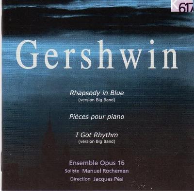CD ГЕРШВИН, ENS OPUS 16, ПЕСИ; ROCHEM - Рапсодия в синих тонах Не японский фолк Б/У
