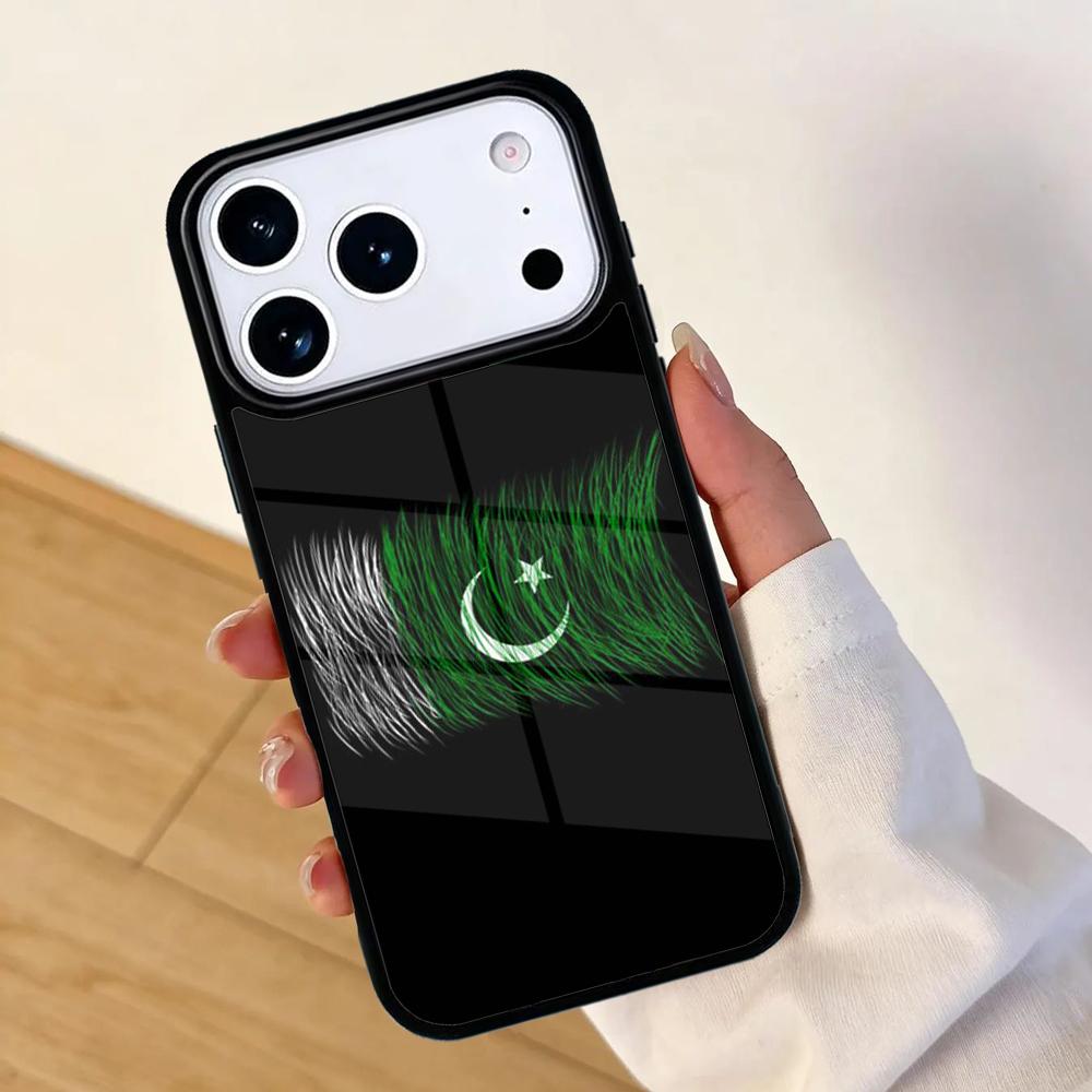 Pakistan Flag Banner Mobile Phone Case for IPhone 17 AIR 16pro Max 15 14 13 12 11 Bumper Cover