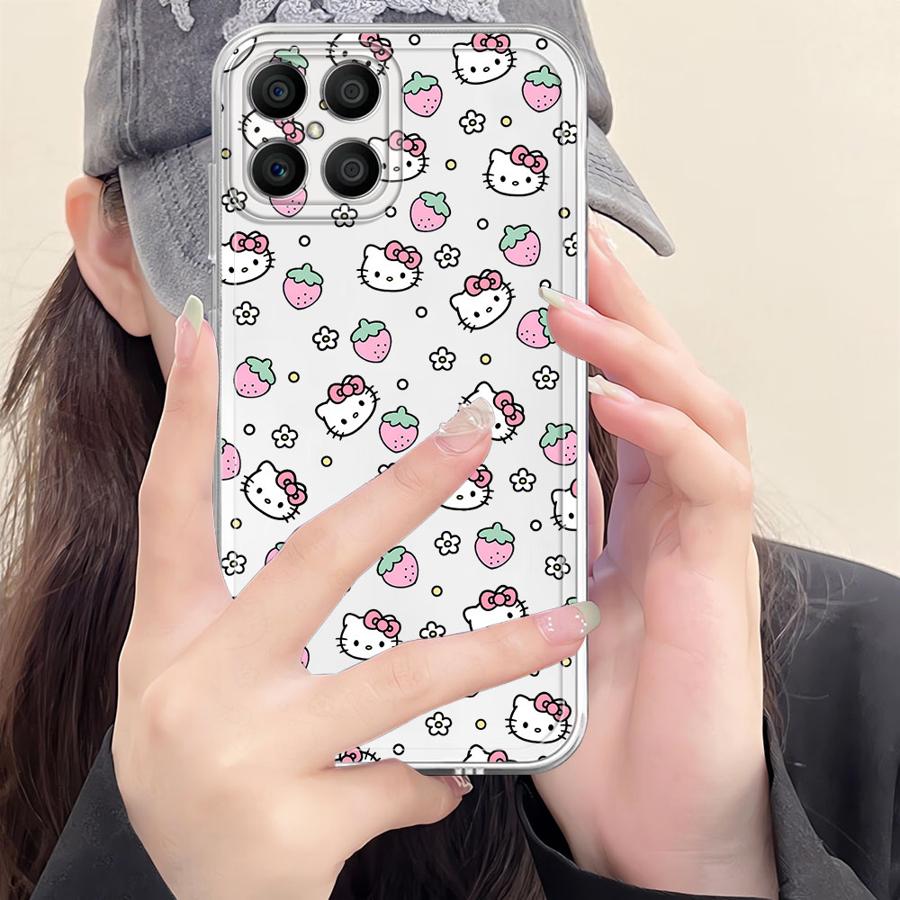Мягкий чехол для телефона для Honor X7b X8a X9a 90 Lite X9b X8 X8b Sanrio Hello Kitty