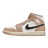 Женские кроссовки Air Jordan 1 Mid Desert Tan Sail Black BQ6472-103